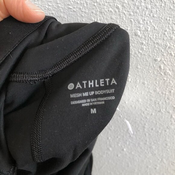 ATHLETA Mesh Me Up Bodysuit Size Medium - Picture 8 of 11